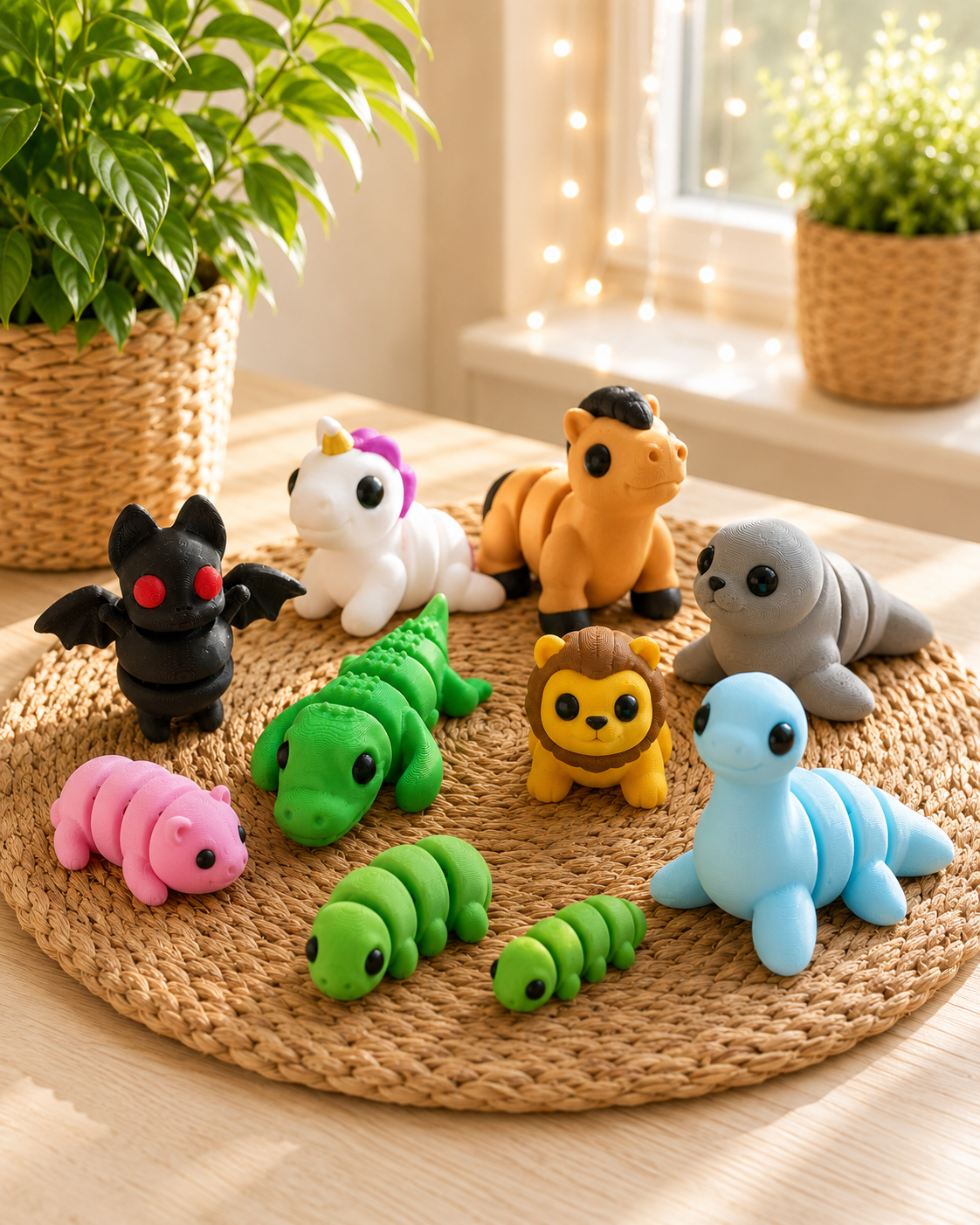 Snuggliez 10er-Tüte – bewegliche Mini-Figuren zum Sammeln und Verschenken von CozyLabs Design