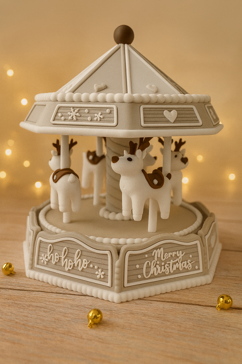 Ein Hauch Kindheitszauber – Das magische Weihnachts-Karussell ✨