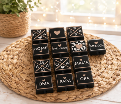 Schlüsselanhänger Familie – kleines Geschenk für Mama, Papa, Oma, Opa & Lieblingsmenschen