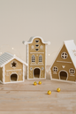 Lebkuchenhaus Set – S, M & L – Weihnachtsdeko, LED-fähig, Märchenhäuser für Teelicht, Weihnachtsdorf Komplett-Bundle ✨
