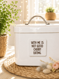 With me is not good cherry eating – Magnet mit Spruch von CozyLabs Design