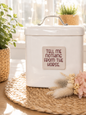 Tell me nothing from the Horse – Magnet mit Spruch von CozyLabs Design