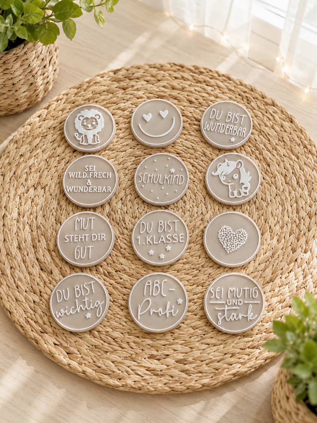 Einschulungs-Magnet mit stärkendem Spruch für Schulkinder von CozyLabs Design