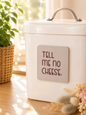 Tell me no cheese – Magnet mit Spruch von CozyLabs Design
