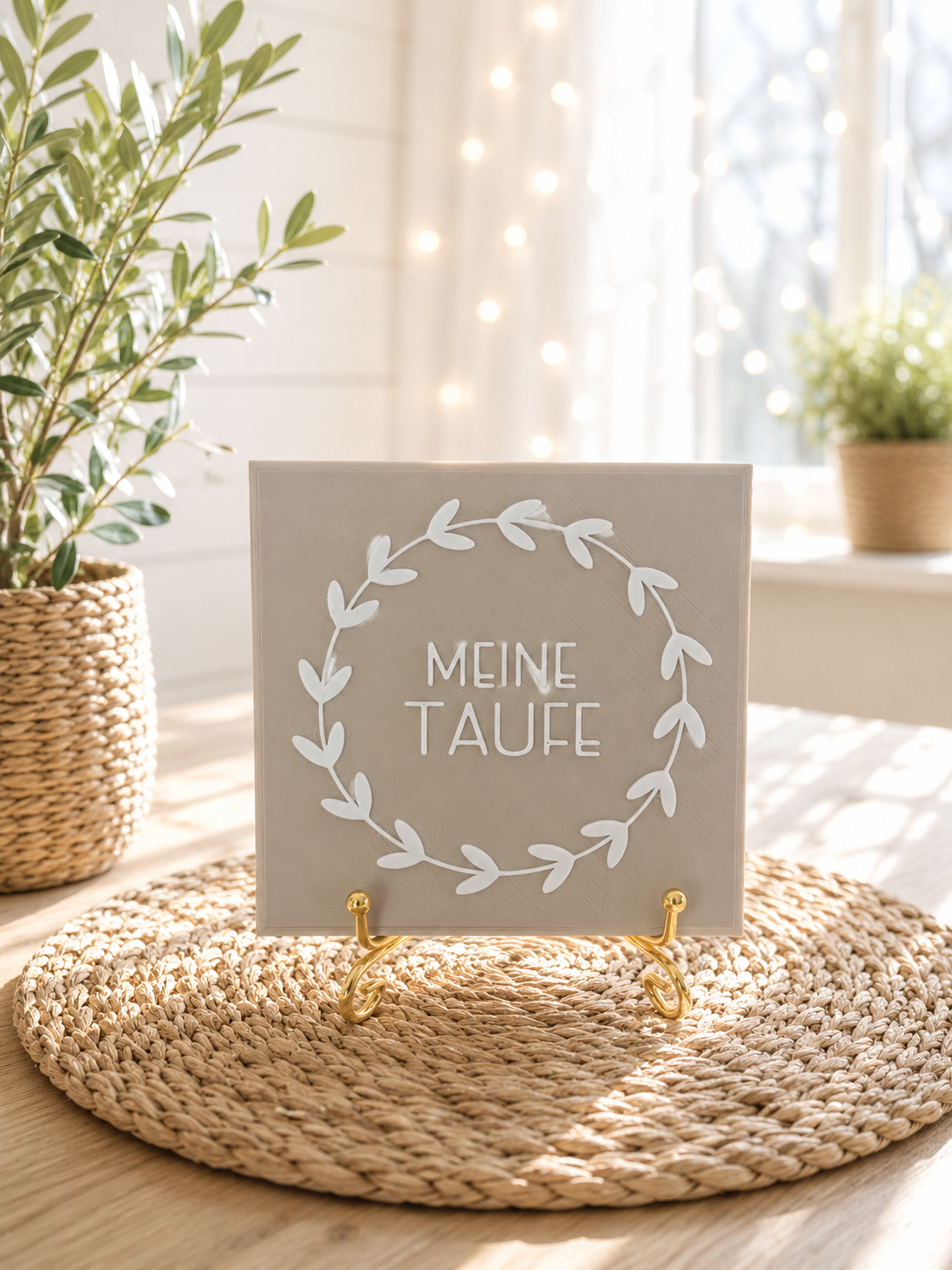 Sprüchekachel "Meine Taufe"
