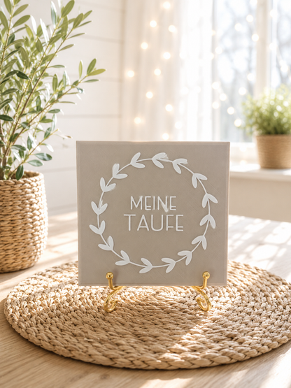 Sprüchekachel "Meine Taufe"