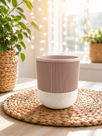 Geschenkebecher – dekorativer Becher für kleine Aufmerksamkeiten