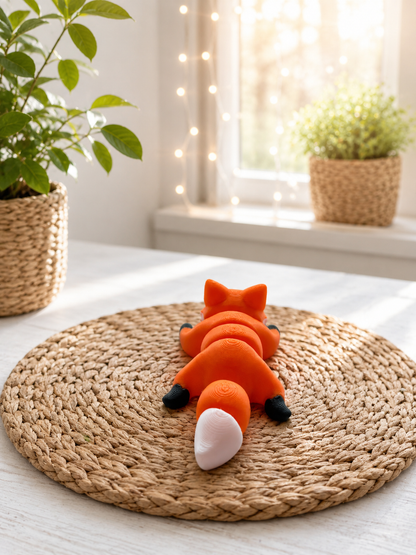 Snuggliez Baby Fuchs – bewegliche Flexi-Figur zum Spielen, Sammeln & Liebhaben von CozyLabs Design