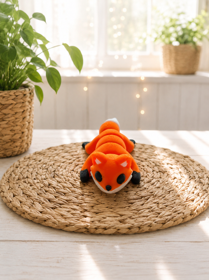Snuggliez Baby Fuchs – bewegliche Flexi-Figur zum Spielen, Sammeln & Liebhaben von CozyLabs Design