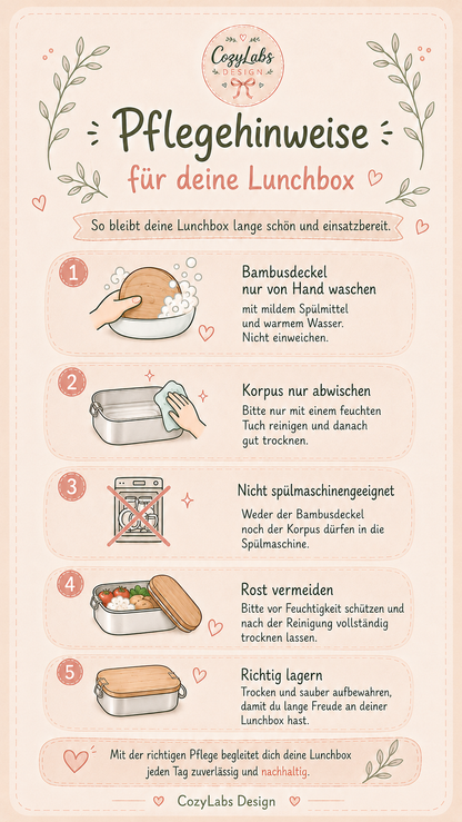 Brotdose personalisiert mit Namen & Wunschmotiv – Butterbrotdose zur Einschulung mit Bambusdeckel | 59 Motive | 700 ml