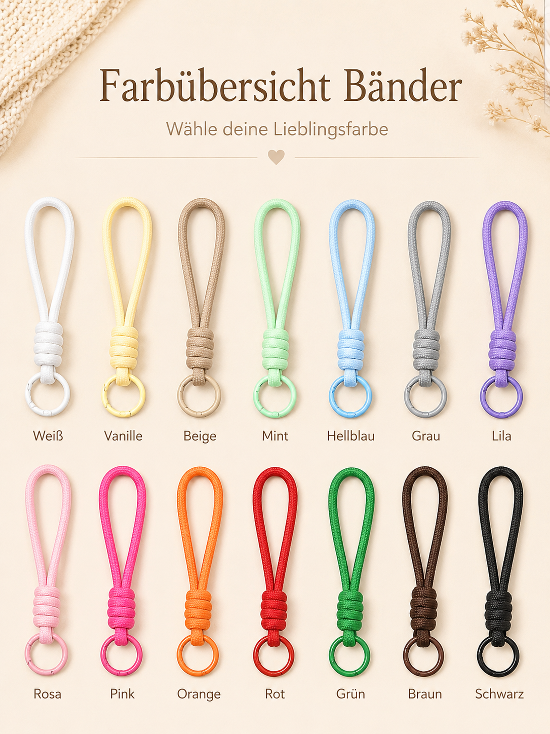Personalisierbarer Kotbeutelspender für Hunde in Knochenform mit Karabiner und Wunschtext