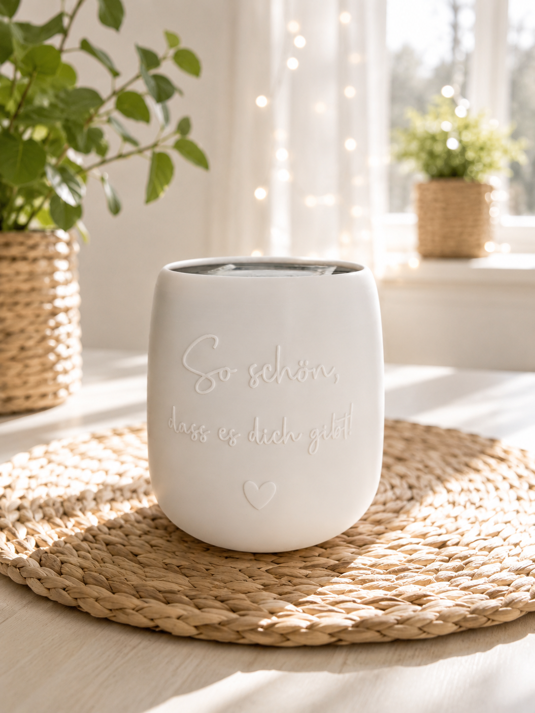 Solar-Windlicht „Lichtgruß“ – Happy Birthday oder So schön, dass es dich gibt von CozyLabs Design