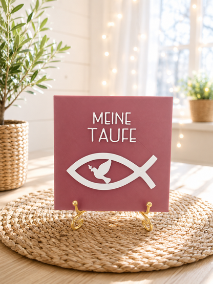 Sprüchekachel "Meine Taufe"