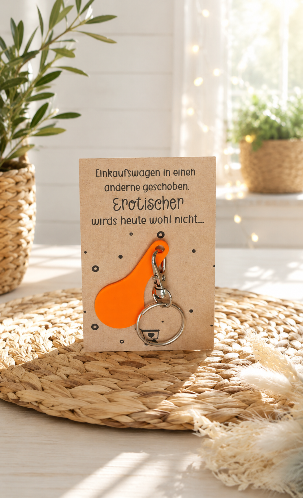 Einkaufswagen-Chip Schlüsselanhänger – praktisch, hübsch & immer griffbereit von CozyLabs Design