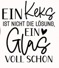 Personalisiertes Plätzchenglas von CozyLabs Design mit Spruch, zeigt ein Glas voller Kekse und Naschis für Weihnachtszauber.