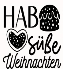 Personalisierter CozyLabs Design Plätzchenglas mit weihnachtlichem Spruch und hübschem Design für Kekse und Naschis.