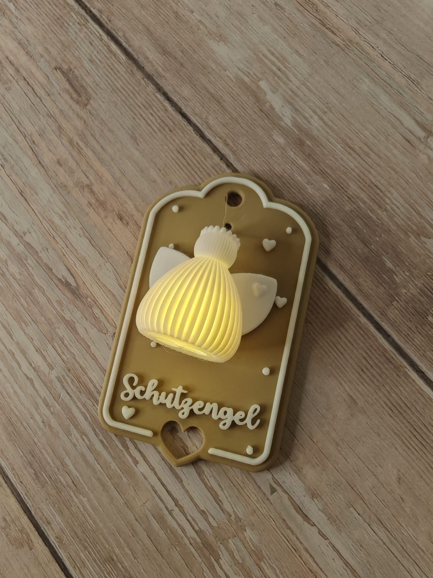 Paulinchen – Schutzengel für Licht (Anhänger mit LED-Kugellicht)