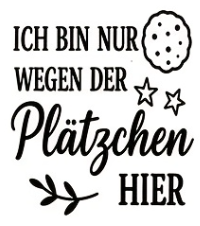 Personalisierte Plätzchenglas von CozyLabs Design mit Spruch, kleines Glas für Kekse, Naschis und Weihnachtszauber