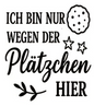 Plätzchenglas mit Spruch – kleines Glas für Kekse, Naschis & Weihnachtszauber