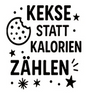 Plätzchenglas mit Spruch – kleines Glas für Kekse, Naschis & Weihnachtszauber