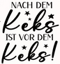 Plätzchenglas mit Spruch – kleines Glas für Kekse, Naschis & Weihnachtszauber