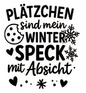 Plätzchenglas mit Spruch – kleines Glas für Kekse, Naschis & Weihnachtszauber
