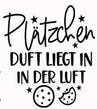 Personalisierte Plätzchenglas von CozyLabs Design mit Spruch, kleines Glas für Kekse, Naschis und Weihnachtszauber, transparentes Design