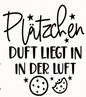 Plätzchenglas mit Spruch – kleines Glas für Kekse, Naschis & Weihnachtszauber