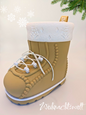 Liebevoller Nikolausstiefel – winterliche Deko & Geschenkidee (16 × 15 × 9 cm)