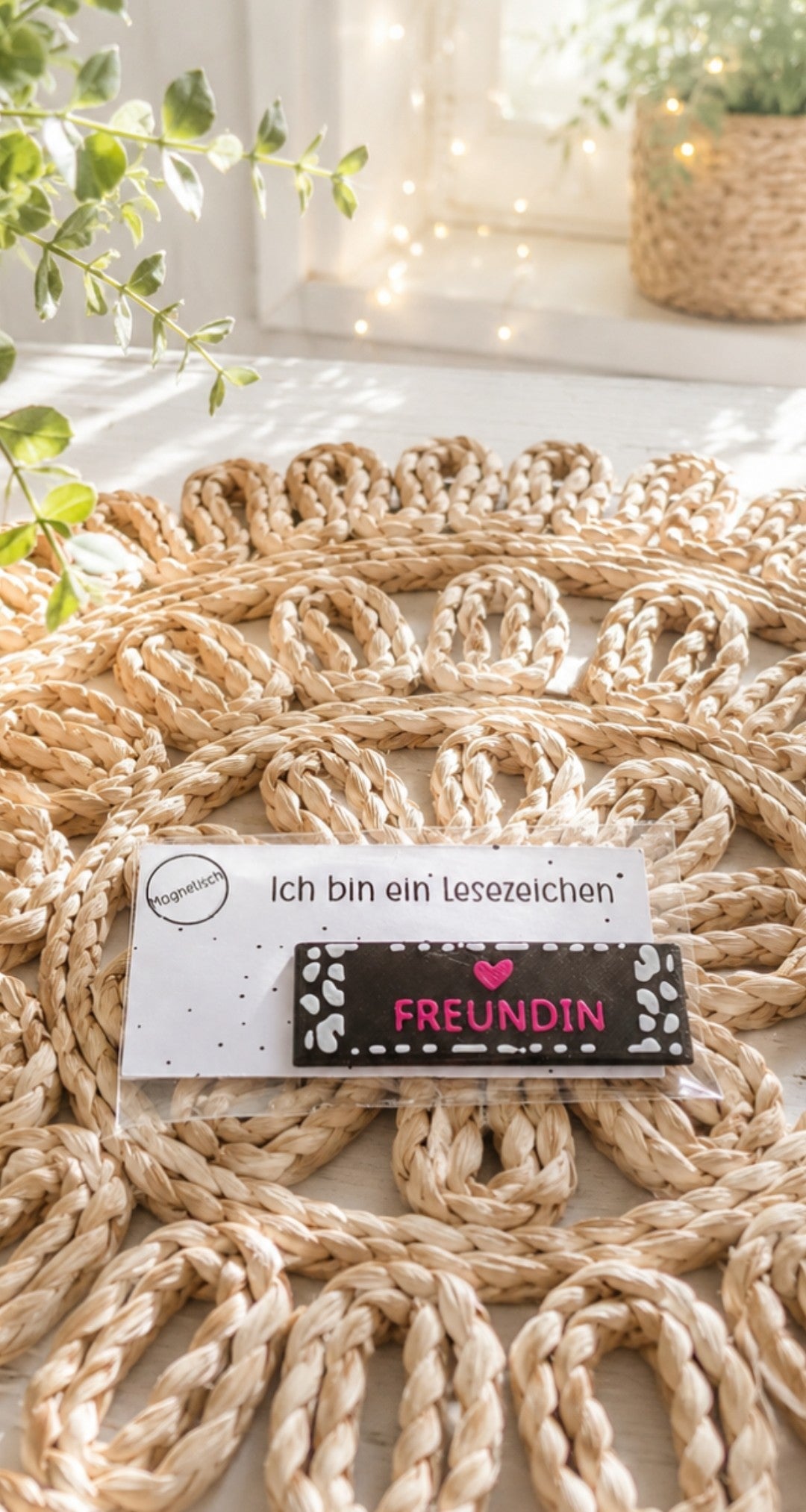 Magnetisches Lesezeichen – klappbares Lesezeichen mit Wunschfarbe