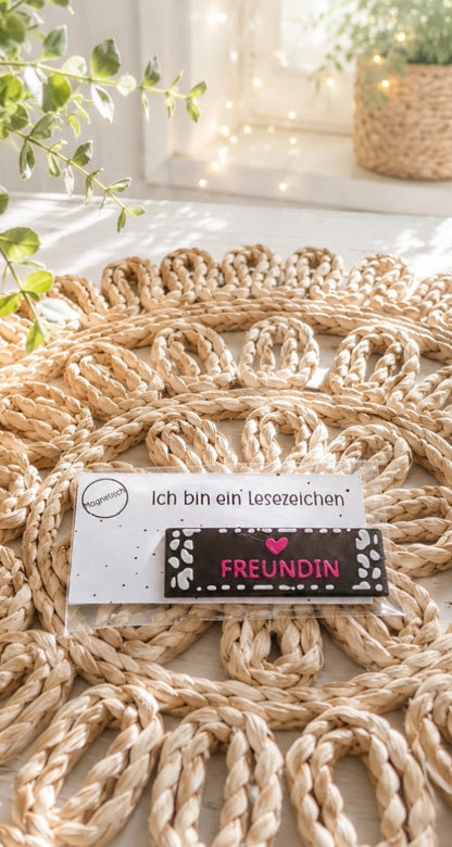 Magnetisches Lesezeichen – klappbares Lesezeichen mit Wunschfarbe