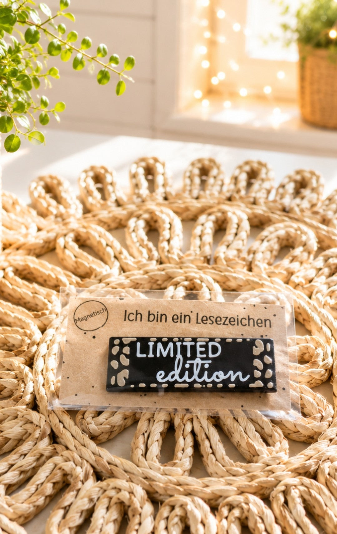 Magnetisches Lesezeichen – klappbares Lesezeichen mit Wunschfarbe