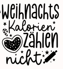 Personalisierte CozyLabs Design Plätzchenglas mit Spruch, kleines Glas für Kekse, Naschis und Weihnachtszauber.