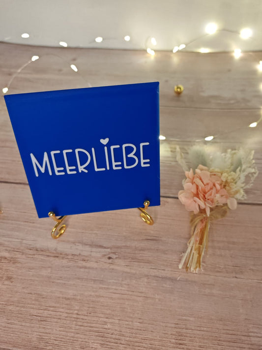 Sprüchekachel „Kachel 2 Go“ – "Meerliebe"