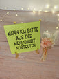 Sprüchekachel „Kann ich bitte aus der Menschheit austreten?"