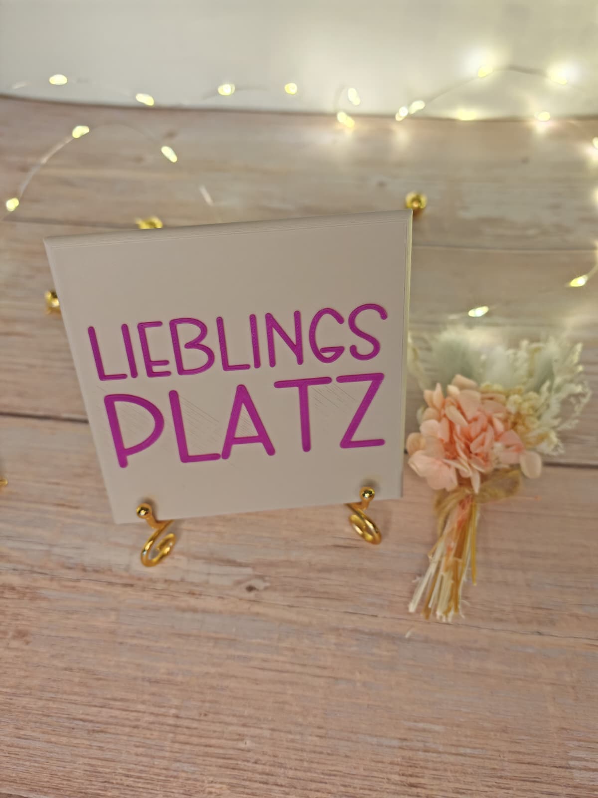 Sprüchekachel „Lieblingsplatz"
