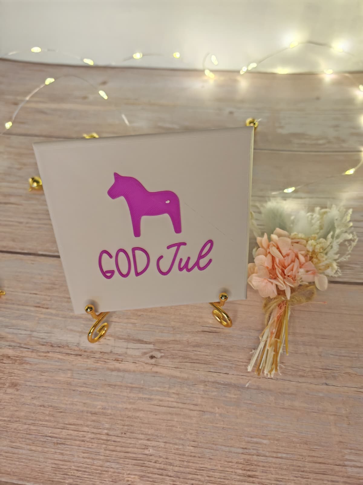 Sprüchekachel „God Jul"