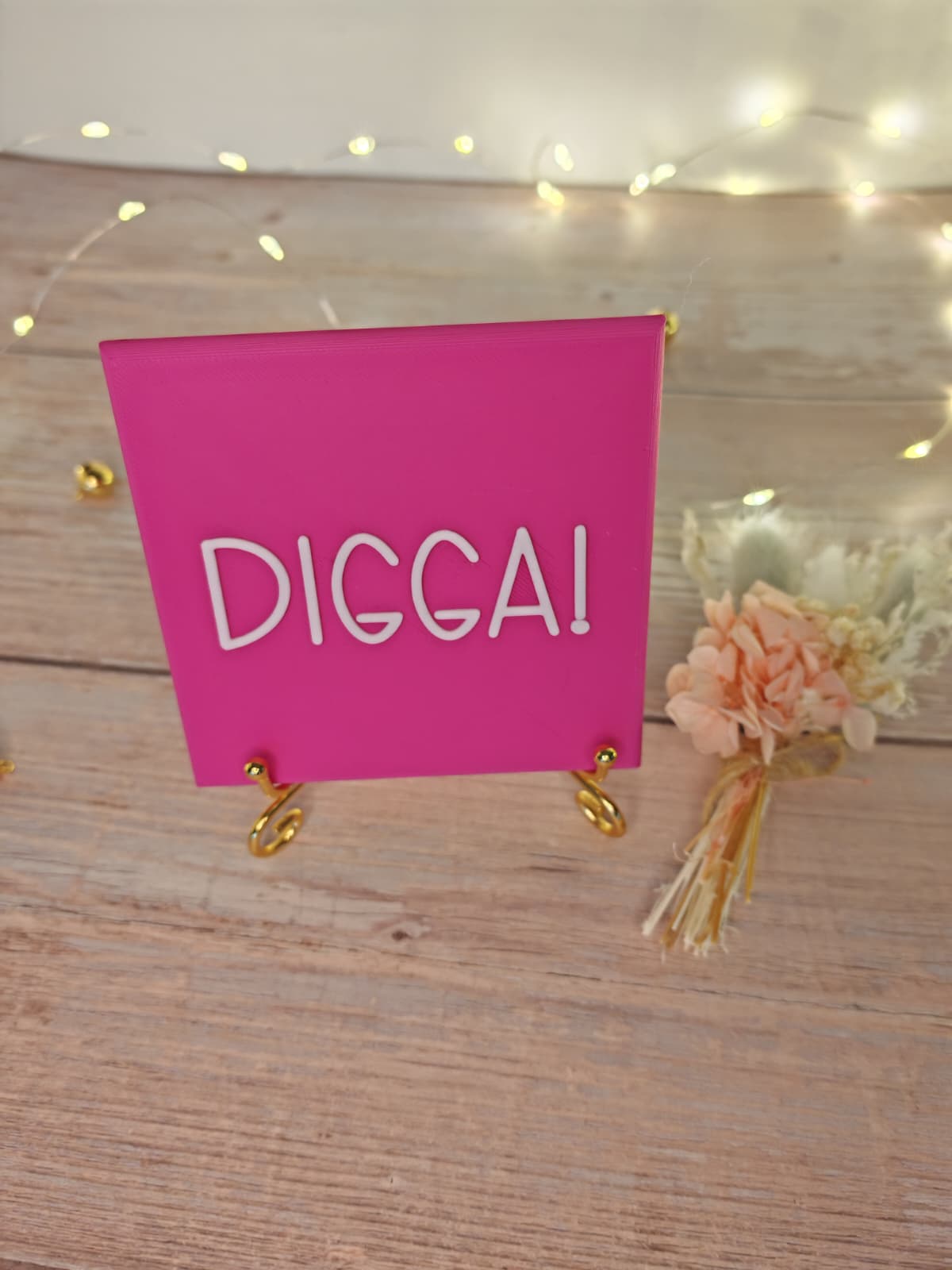 Sprüchekachel "Digga"
