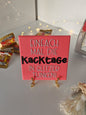 Sprüchekachel „einfach mal die Kacktage in Glitzer tunken"