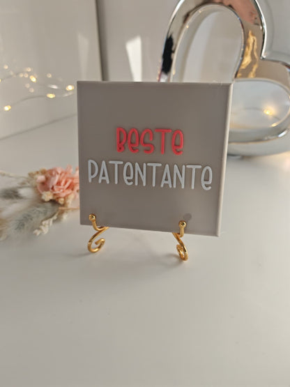 Sprüchekachel "Beste Patentante"