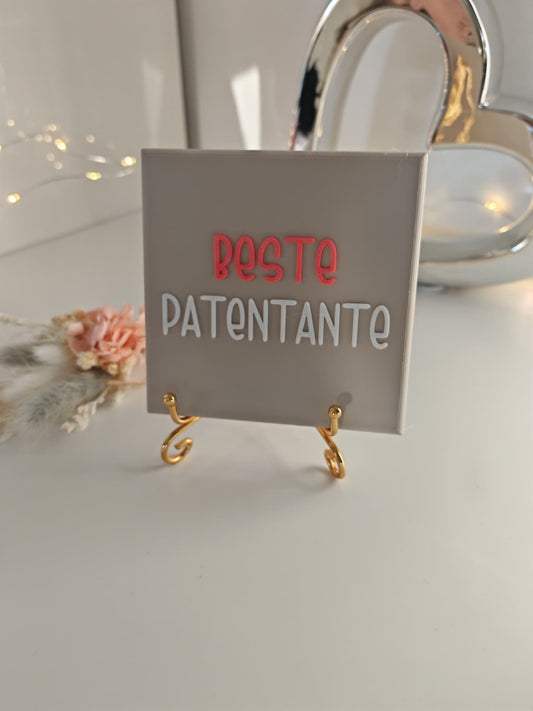 Sprüchekachel "Beste Patentante"