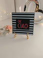 Sprüchekachel "ok ciao"