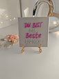 Sprüchekachel "Du bist das Beste für mich"