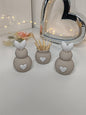 Salz- & Pfefferstreuer in Hasenoptik mit Zahnstocherhalter – Cozy Osterdeko im Scandi-Stil