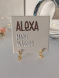 Sprüchekachel „Alexa, mach Wäsche"
