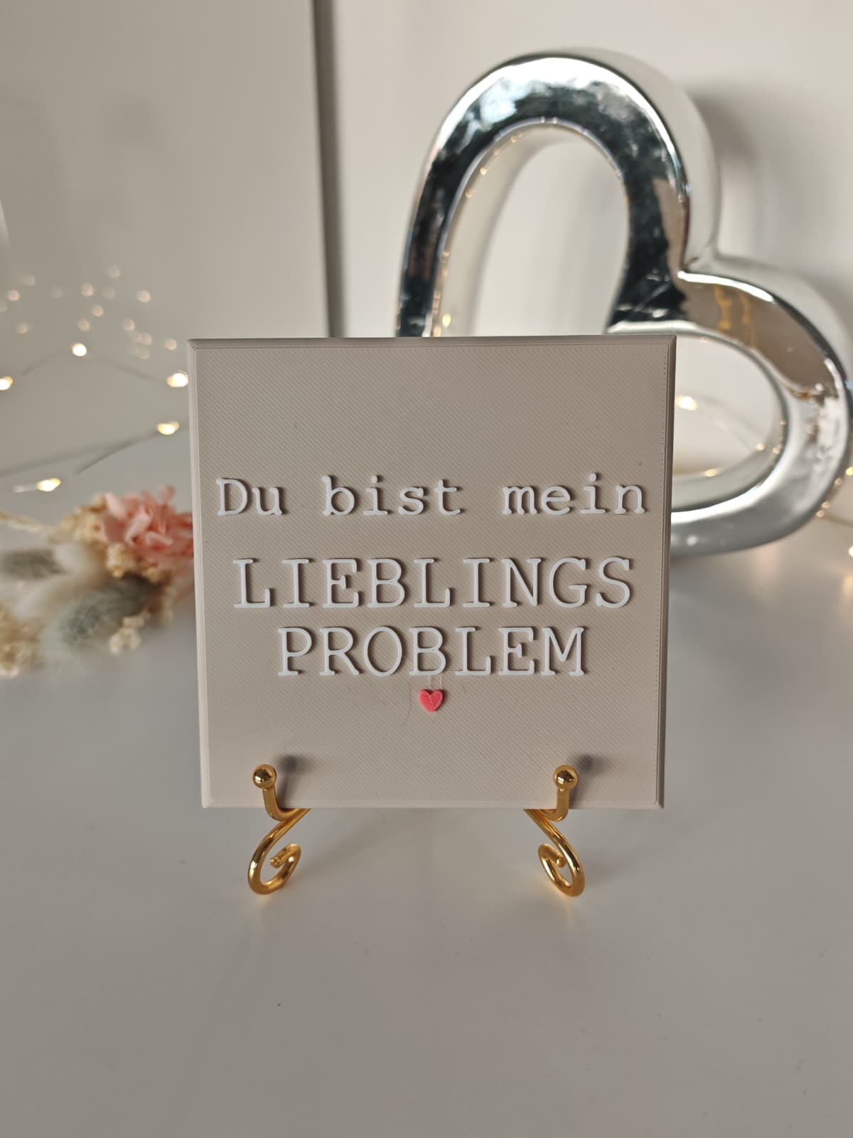 Sprüchekachel „Du bist mein Lieblingsproblem"