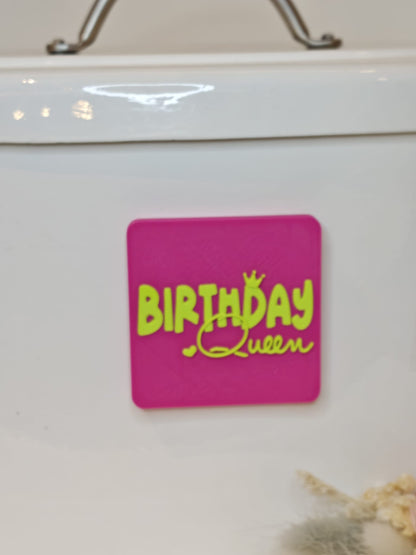 Happy Little Quote Magnet – Statement2Go "Birthday Queen"