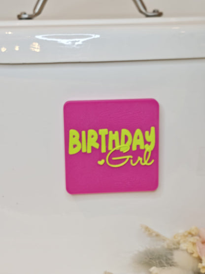 Happy Little Quote Magnet – Statement2Go "Birthday Girl"