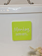 Happy Little Quote Magnet – Statement2Go "Montag. Sachen gibts"