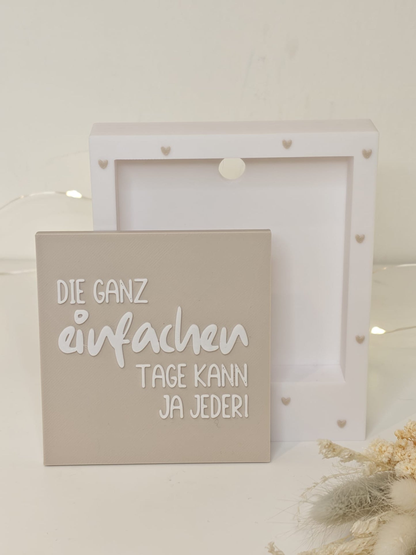 Statement2Go - Inlet "Die einfachen Tage kann ja jeder"